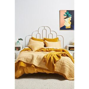 Anthropologie Reversible Airy Gauze Quilt Queen Size